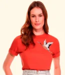 Blusa C/ Manga Det. Terra