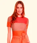 Blusa Bandage Listrada