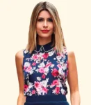 Blusa Print Gola Pérola