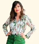 Body Visco Print Transpassado