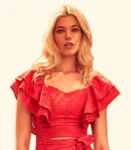 Cropped Laise Manga Jabour