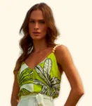 Regata Estampada Alça Corda