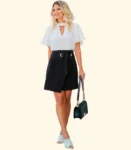 Saia Evasê C/ Ilhois