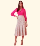 Saia Midi C/ Detalhe Botões