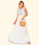 Vestido Bord. C/ Det. Pespontos