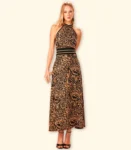 Vestido Estampado C/ Retilínea