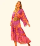 Vestido Mix Estampa e Listras