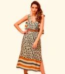 Vestido Reto Estampado