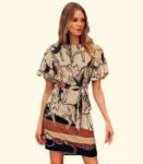 Vestido T-Shirt Scribble Horse