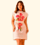 Vestido Tubinho Muscle Estampado C/ Faixa